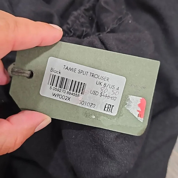 AllSaints Tamie Split Legging Size 4 - Picture 2 of 11